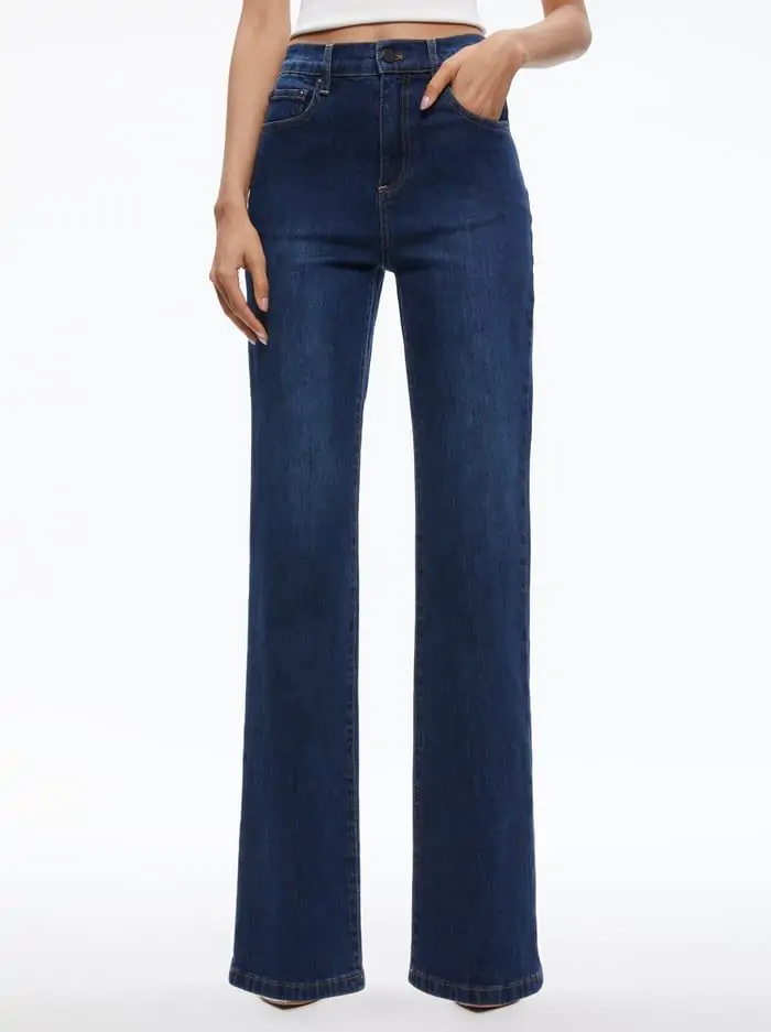 AMAZING HIGH RISE STRAIGHT FULL LENGTH JEAN